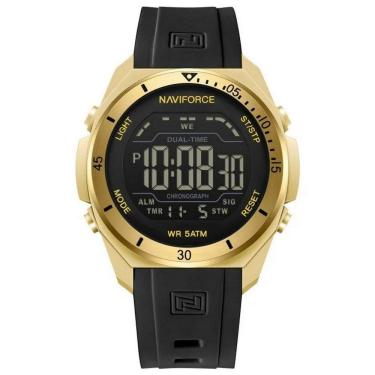 Imagem de Relógio Digital Esportivo Masculino Luz de Fundo LED, 5ATM à Prova d`Água