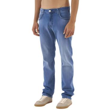 Imagem de Calça Jeans Masculina Reta Confort Colcci, Jeans claro, 40