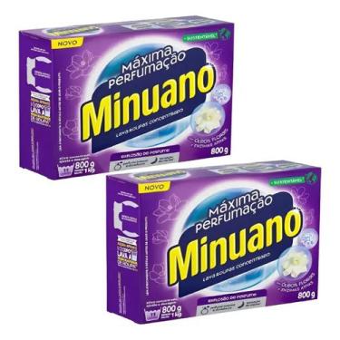 Imagem de Kit C/2 Sabão Minuano Máxima Perfumação Florais 800g
