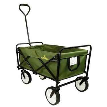 Imagem de Carrinho de Transporte Dobrável 80Kg Roller Verde Guepardo - Nautika