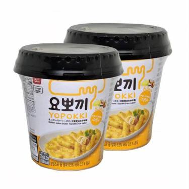 Imagem de Yopokki Bolinho de Arroz Cup Cebola Manteiga 120g Young Poong (Kit com