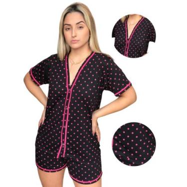 Imagem de Pijama Americano Blogueirinha em MALHA PREMIUM baby doll pos cirurgico