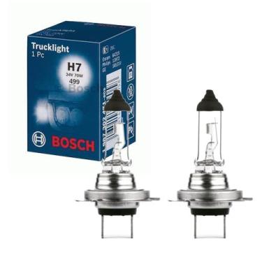 Imagem de 2 Lâmpadas Original Bosch H7 24v Caminhão Trucklight 70w