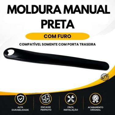 Imagem de Acabamento Interno PRETO Moldura com furo Manual do fiat uno Vivace 20