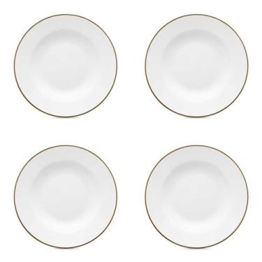 Imagem de Conjunto Com 4 Pratos Fundos 23,5cm Flamingo Sofia Oxford
