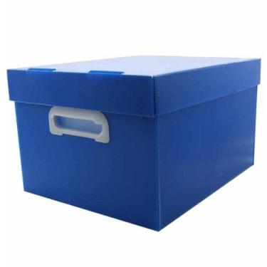 Imagem de Caixa organizadora the bestbox fosca pequena azul / un / polibras