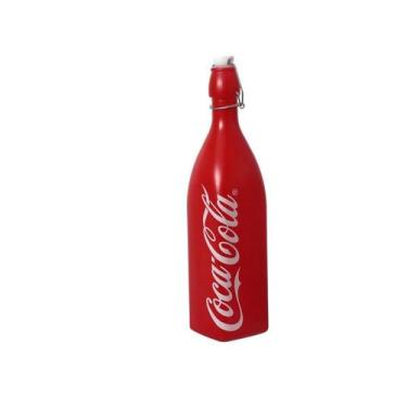 Imagem de Garrafa de vidro Coca Cola Agua suco Cha Leite Vermelho - Hauskraft