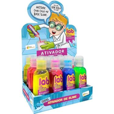 Imagem de Ativador de Slime Lab DPCOM 16 Não Tóxico Biodegradável 120ML Doce Brinquedo
