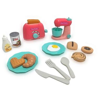 Imagem de Kit Brinquedo de Cozinha Doce Cozinha Plus com Torradeira e Batedeira Cardoso Toys