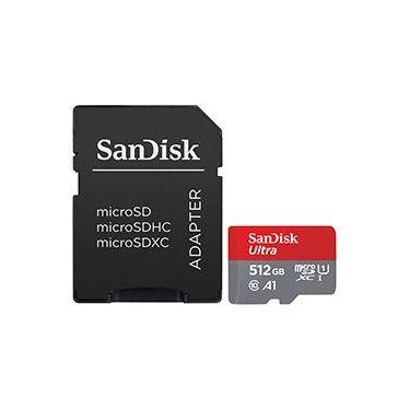 Imagem de Cartão de Memória Micro SD SanDisk 512GB Ultra Class 10 A1 U1 FHD SDSQ