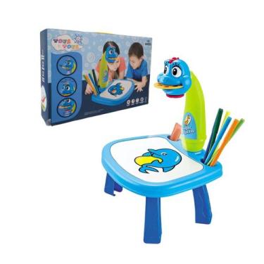 Imagem de Mesa Projetora Infantil Desenho Educacional Lousa Mágica Kid - Toys e 