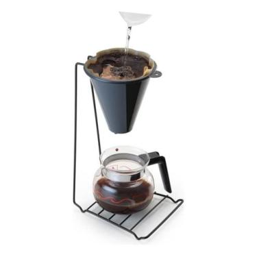 Imagem de Suporte Para Coador De Cafe Metal Preto Arthi - NC