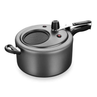 Imagem de Panela de Pressão 6L Antiaderente com Visor Grafite MTA - 6031
