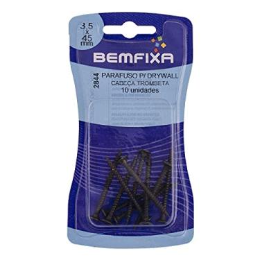 Imagem de Parafuso Para Drywall Fenda Phillips Cabeca Trombeta - Cartela Bemfixa 3.5 X 45 Mm