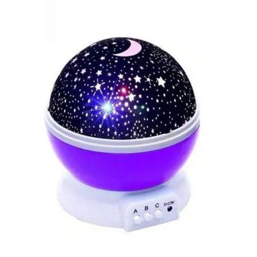 Imagem de Projetor Star Master Céu Estrelado 360º Lilás Decoração