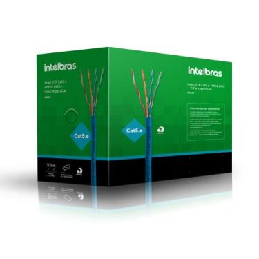 Imagem de Cabo de rede Impact Lan Cat5E 4P Azul Intelbras 305m