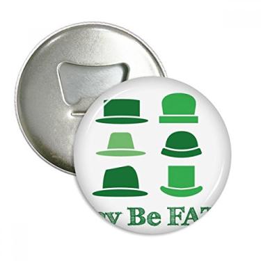 Imagem de Emblema multifuncional com emblema de ímã de geladeira com piada chinesa Green Hat