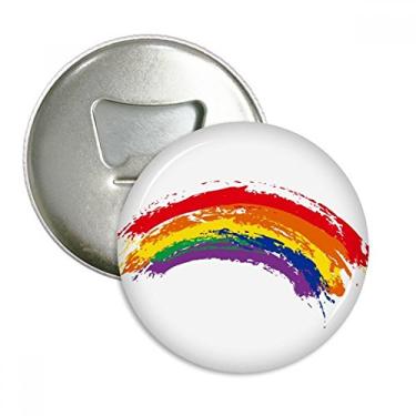 Imagem de LGBT Rainbow Gay Lésbica Transgênero Abridor de Garrafas Imã de Geladeira Emblema Multifuncional
