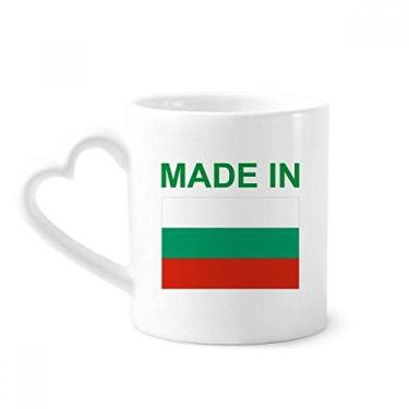 Imagem de Feito na Bulgária Country Love Caneca Café Cerâmica Copo de Coração de Vidro