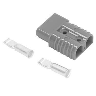 Imagem de Bateria Conector Rápido, Marcação de Cor Conector de Plugue de Motores Elétricos Pequeno 175A 600V Fácil de Montar para Geladeiras para Painéis Solares para Caravanas (Cinza)