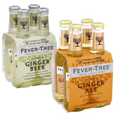 Imagem de Kit 2 Packs Ginger Ale - Ginger Beer Fever Tree 200ml - Fever-Tree