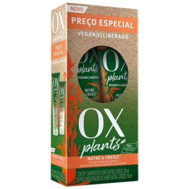 Imagem de Kit Ox Plants Nutre E Cresce Shampoo + Condicionador - Ox Cosméticos