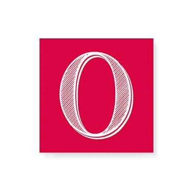 Imagem de Arte Maníacos Quadro Decorativo em Tela Canvas Letra O Love - 50x50cm