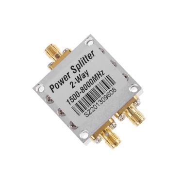 Imagem de TECKEEN Divisor de cabo coaxial de 2 vias 50W 1,5G-8GHz para STB TV, antena e rede MoCA