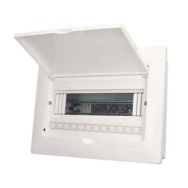 Imagem de Caixa de Distribuição de 12 Vias, Caixa de Proteção de Distribuição, Caixa de Proteção de Disjuntor Montada Oculta de 12 Vias Com Trilho DIN para Caixas Elétricas