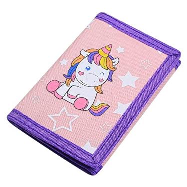 Imagem de Carteira de lona com bloqueio de RFID para homens e mulheres – Carteiras camufladas para esportes ao ar livre com adesivo mágico para crianças adolescentes, Unicórnio de, Casual