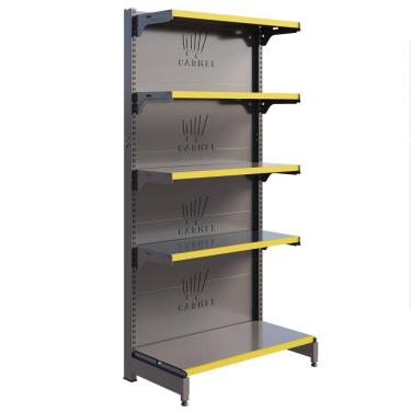 Imagem de Gôndola Fit Parede 1 Inicial 2,02m Farmácia Comercial - Amapá