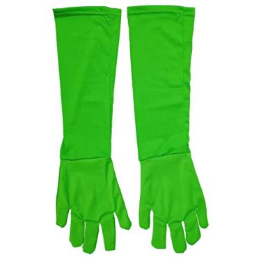 Imagem de Luvas Chromakey com chave de croma verde luva com efeitos invisíveis de fundo cromado luvas verdes para fotografia de tela verde vídeo ... (verde)