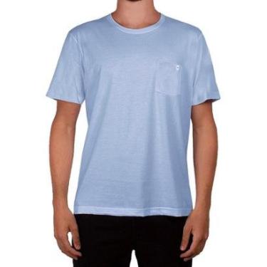 Imagem de Camiseta Rip Curl Plain Pocket Light Blue-Masculino