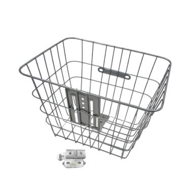 Imagem de kowaku Cesta de bicicleta, suporte de ciclismo, bolsa de armazenamento, cesta de carro elétrico, meninas, gato, compras, bicicleta, rack de carga, cesta de