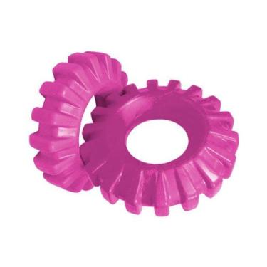 Imagem de Brinquedo Furacão Pet Pneu Slick Rosa para Cães