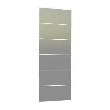 Imagem de Kit Madesa com 6 Espelhos de 30 x 59,5 cm para Guarda-Roupa, Incolor