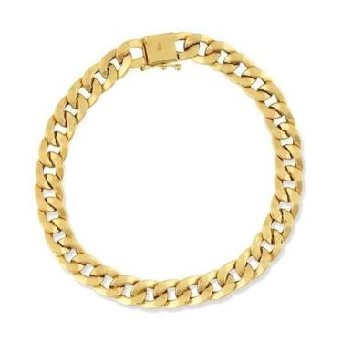 Imagem de Pulseira de Ouro 18K Groumet 21cm 5,50mm a 8,5 mm ( media ) - Elegancy