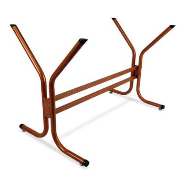 Imagem de Base De Mesa Siena P/ Tampos Vidro Pedra Madeira Até 1,20m X 0,80m - C