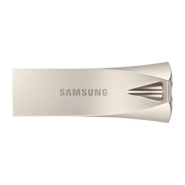 Imagem de Samsung BAR Plus USB 3.2 Flash Drive, 512 GB USB padrão Tipo-A, velocidades de até 400 MB/s, cartão de memória de armazenamento portátil, pen drive durável compatível com USB 3.0/2.0, MUF-512BE3/AM