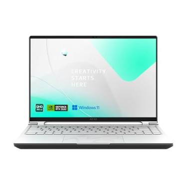 Imagem de GIGABYTE AERO 14 OLED – 14 polegadas 16:10 Bisel 2.8K QHD+ 2880x1800 90Hz OLED - NVIDIA GForce RTX 4050 GPU 6GB GDDR6 - Intel Core i7-12500H - 16GB DDR5 RAM - SSD de 1TB - Win11 Home (AERO 14 OLED 9 MF-E2USBB4SH)