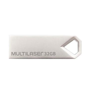 Imagem de Pen Drive Diamond Metalico 32GB USB 2,0 Metálico - PD851 - Multilaser