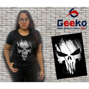 Imagem de Baby Look O Justiceiro - The Punisher - Geeko, Preto, P