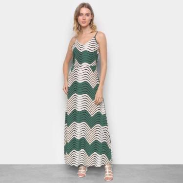 Imagem de Vestido Top Moda Evasê Longo Estampado