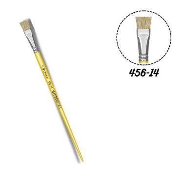 Imagem de Pincel Condor 456-14 Chato Pelo Natural Cabo Longo