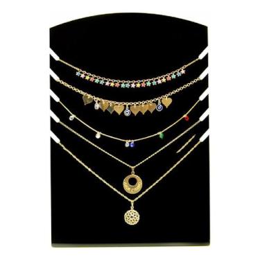 Imagem de Expositor De Bijuterias Colar Brincos Joias - Kit 5 Pçs - Acrilikus, M