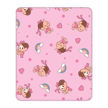 Imagem de Cobertor para bebê flaneladinho monica rosa - Era Uma Vez
