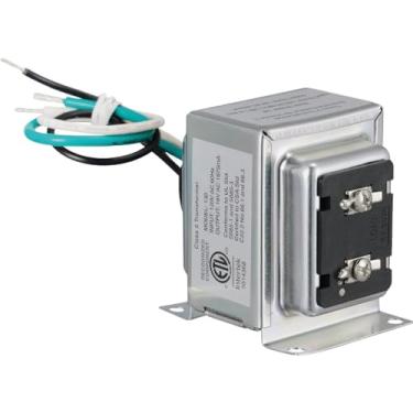 Imagem de Globe Electric Transformador com fio de campainha SL-130-03, sem tamanho, prata