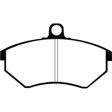 Imagem de EBC Brakes Pastilha de freio esportiva DP2841 Greenstuff Série 2000