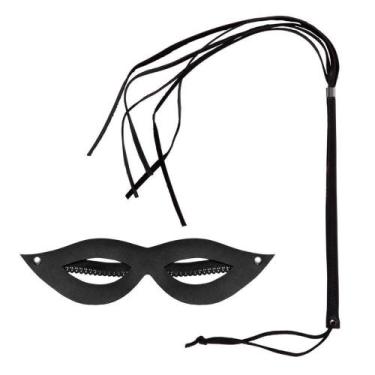 Imagem de Kit dominadora chicote e máscara brasil fetiche - Sexy Import