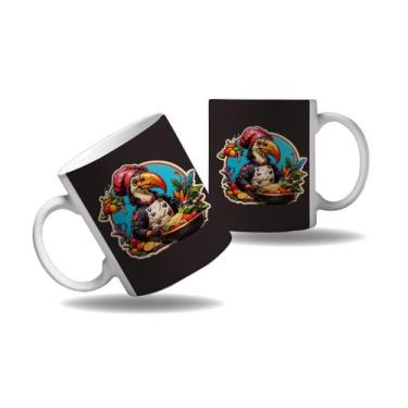 Imagem de Caneca Presente Tucano Cozinheiro Chefe Cozinha Profissão - Enjoy Shop